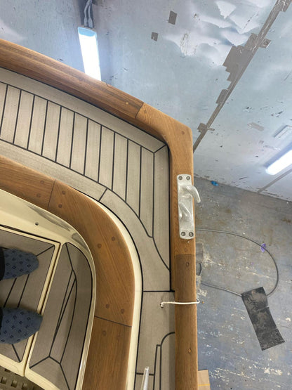 Nicholson 40 Yacht pvc synthetic teak deck- Free sample and quote request