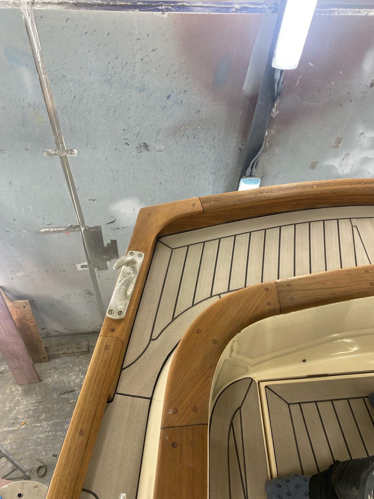Nicholson 40 Yacht pvc synthetic teak deck- Free sample and quote request