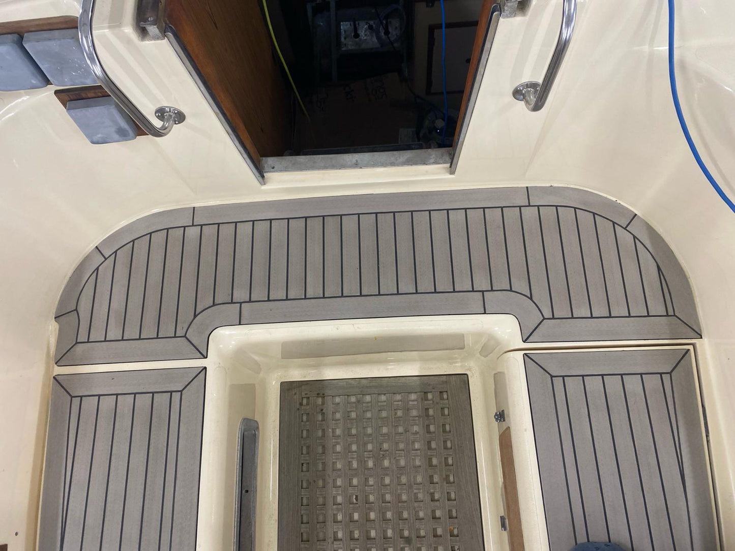 Nicholson 40 Yacht pvc synthetic teak deck- Free sample and quote request