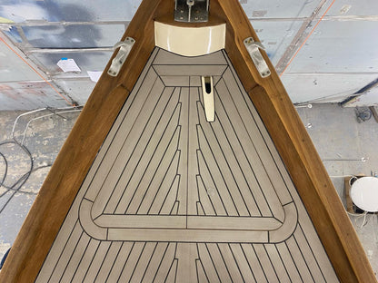Nicholson 40 Yacht pvc synthetic teak deck- Free sample and quote request