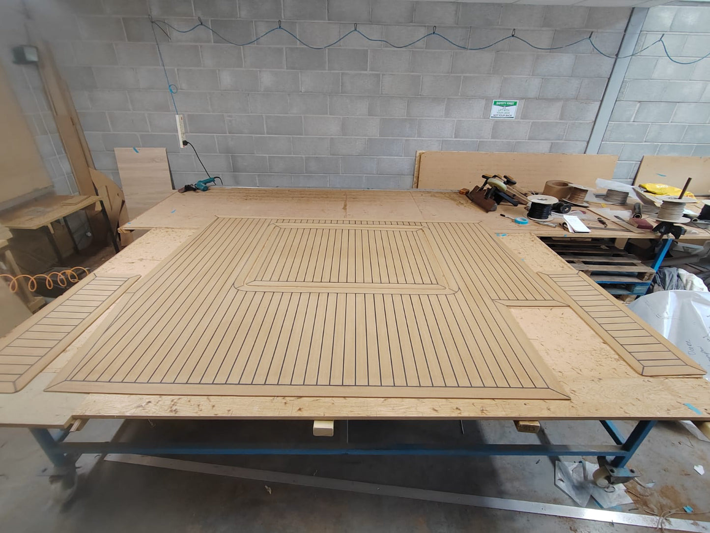 Princess 38 pvc synthetic teak deck- Free sample and quote request