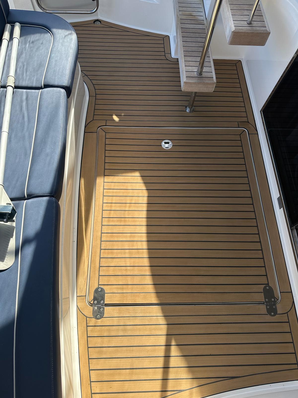 Fairline Phantom 40 pvc synthetic teak deck- Free sample and quote request