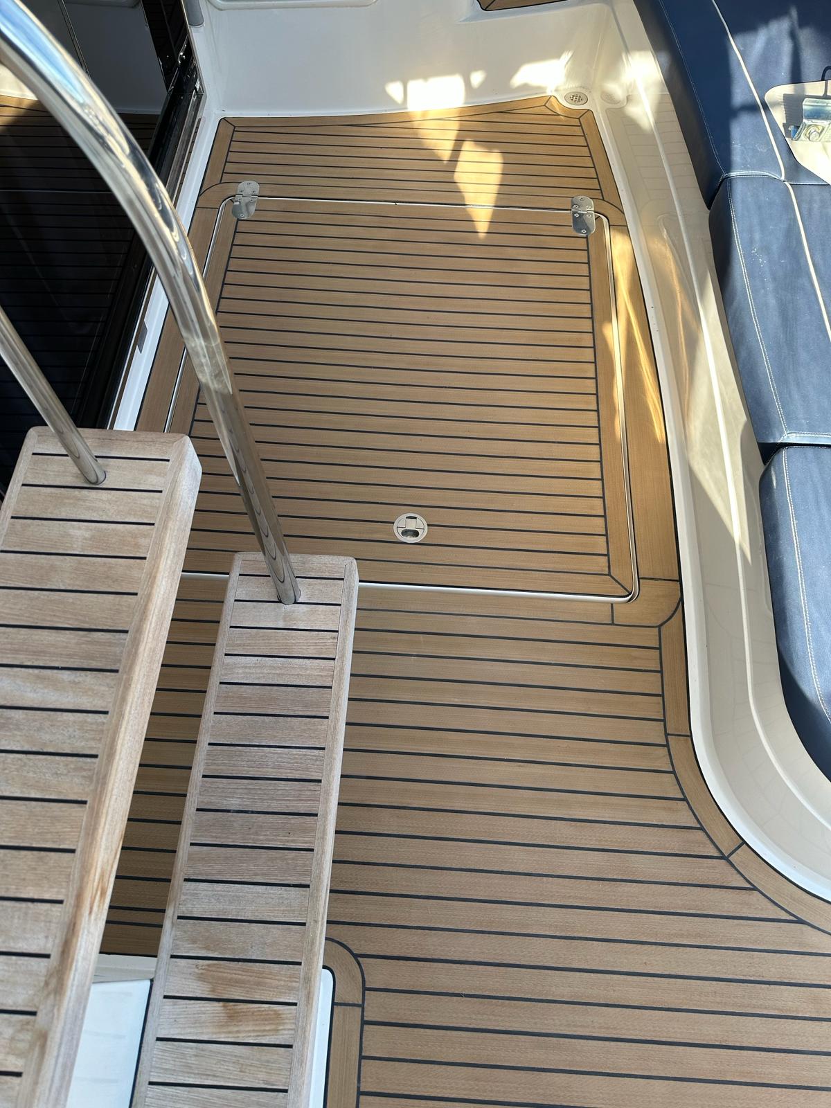 Fairline Phantom 40 pvc synthetic teak deck- Free sample and quote request