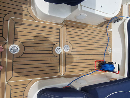 Windy 28.pvc synthetic teak deck- Free sample and quote request