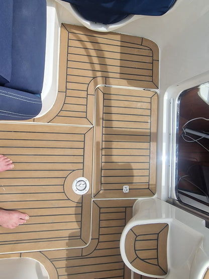 Windy 28.pvc synthetic teak deck- Free sample and quote request