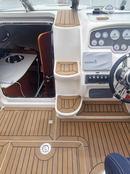 Windy 28.pvc synthetic teak deck- Free sample and quote request