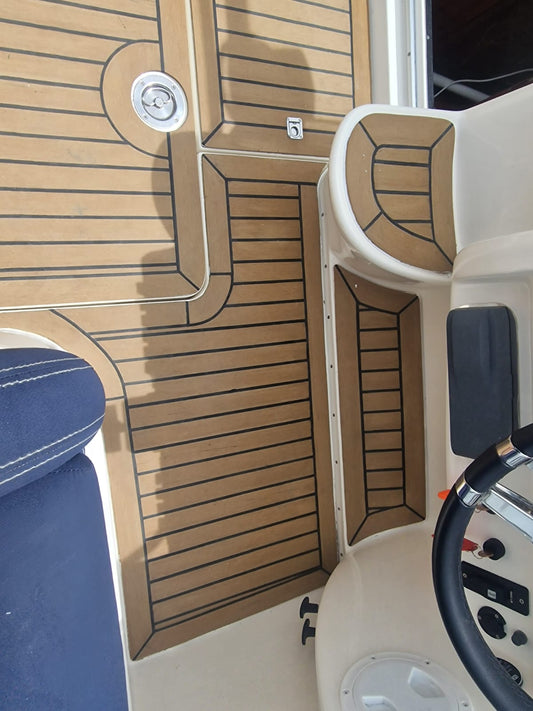 Windy 28.pvc synthetic teak deck- Free sample and quote request