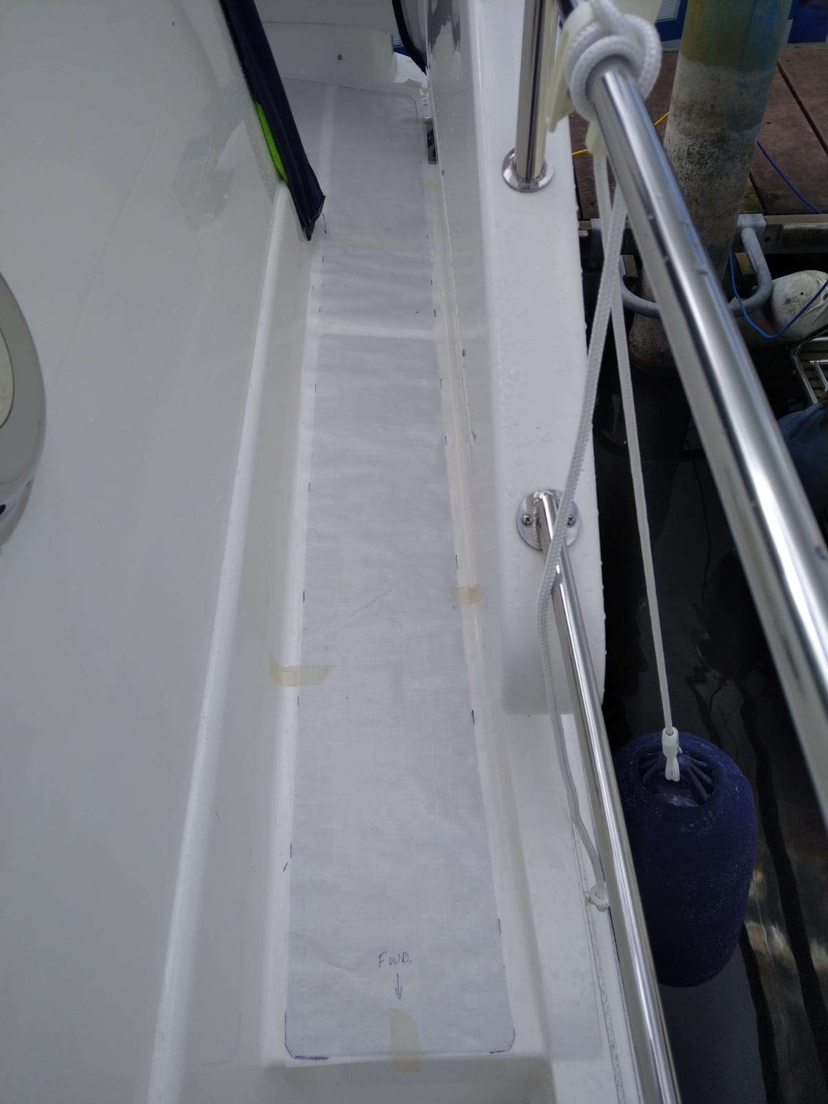 Haines 360 pvc synthetic teak deck- Free sample and quote request