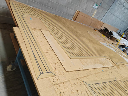 Haines 360 pvc synthetic teak deck- Free sample and quote request
