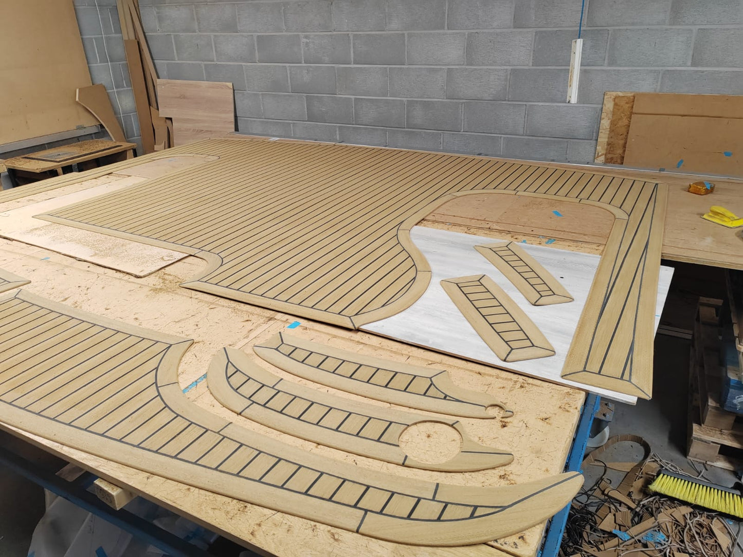 Haines 360 pvc synthetic teak deck- Free sample and quote request