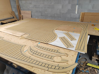 Haines 360 pvc synthetic teak deck- Free sample and quote request