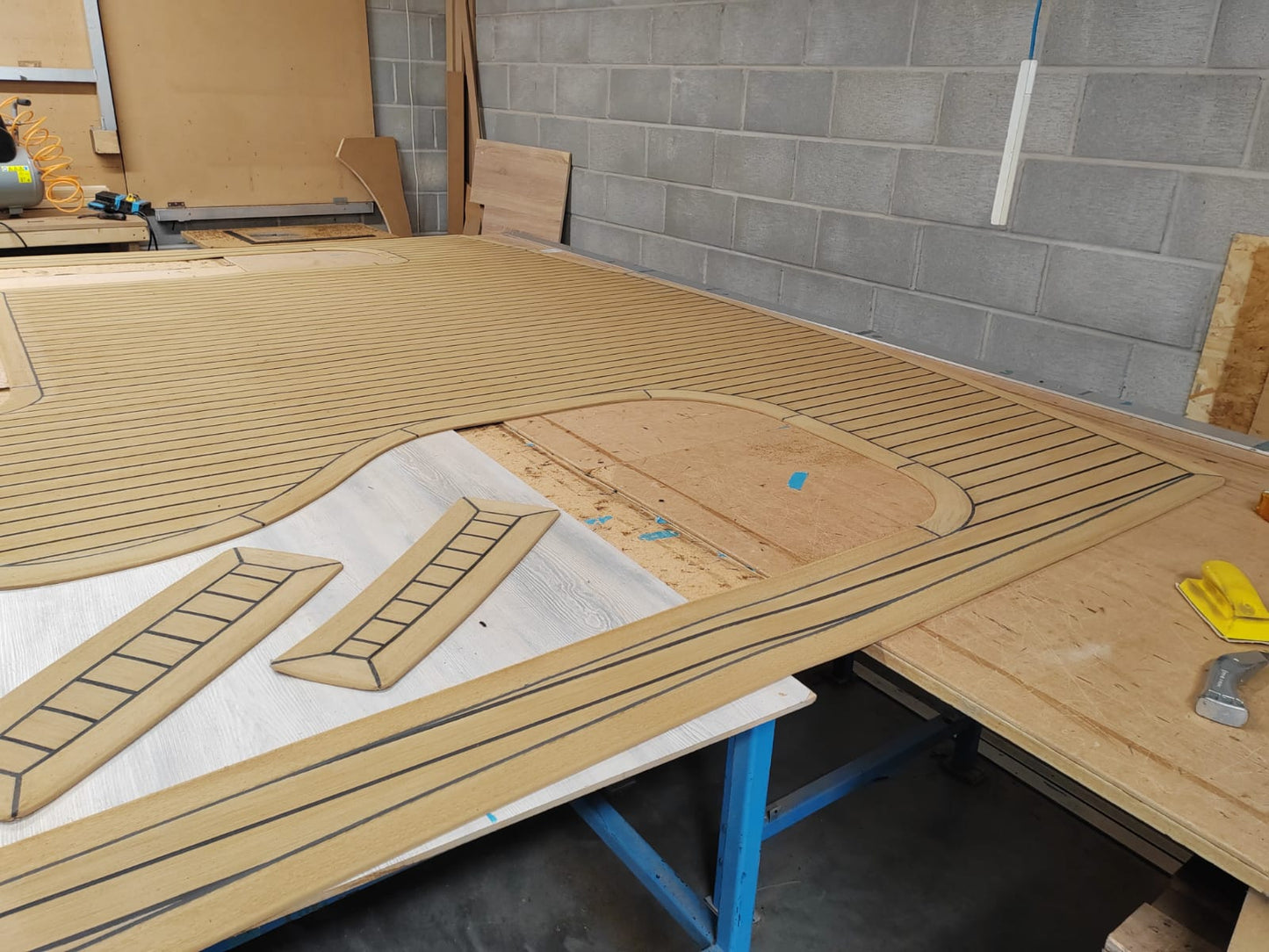 Haines 360 pvc synthetic teak deck- Free sample and quote request