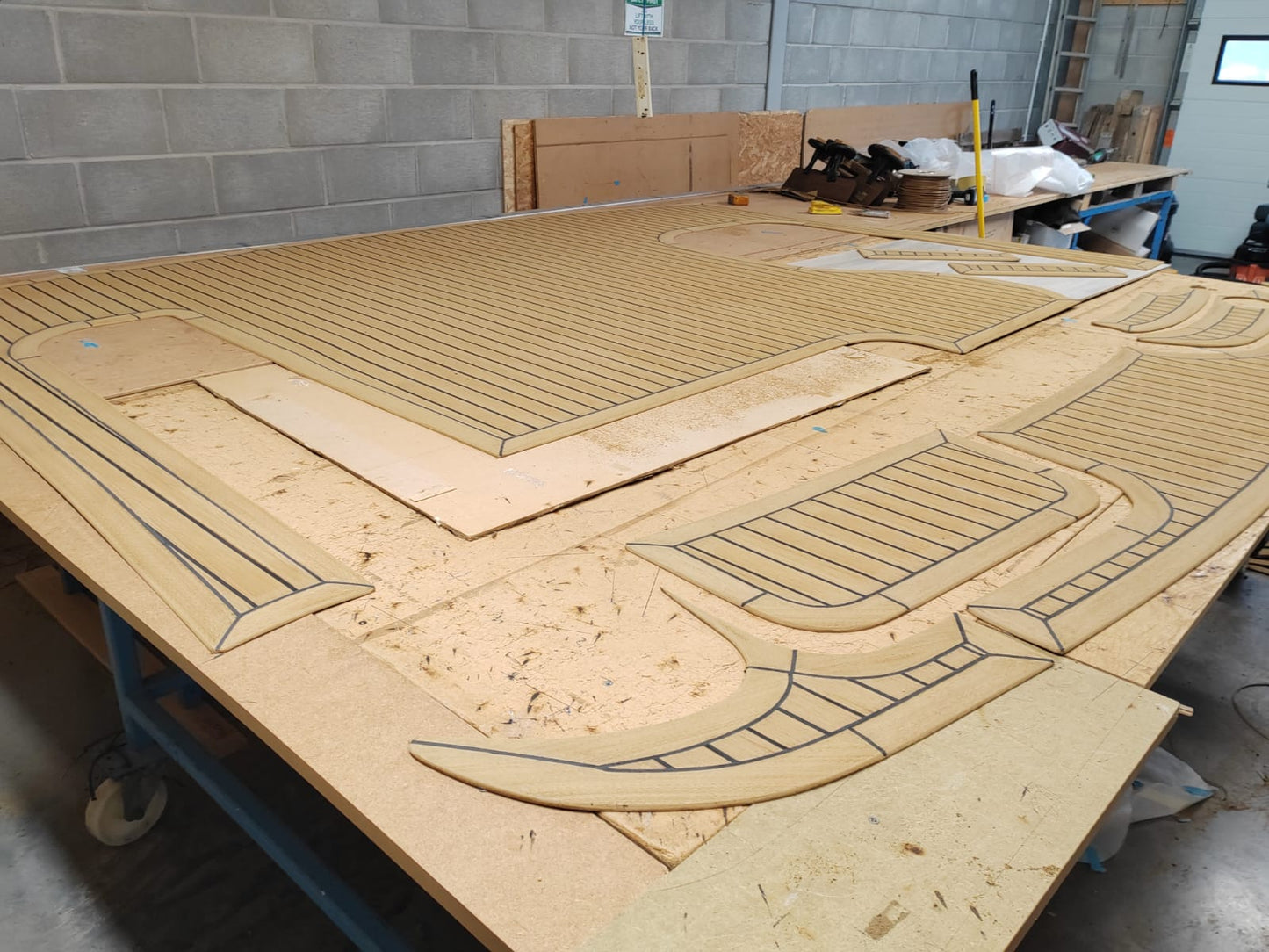 Haines 360 pvc synthetic teak deck- Free sample and quote request