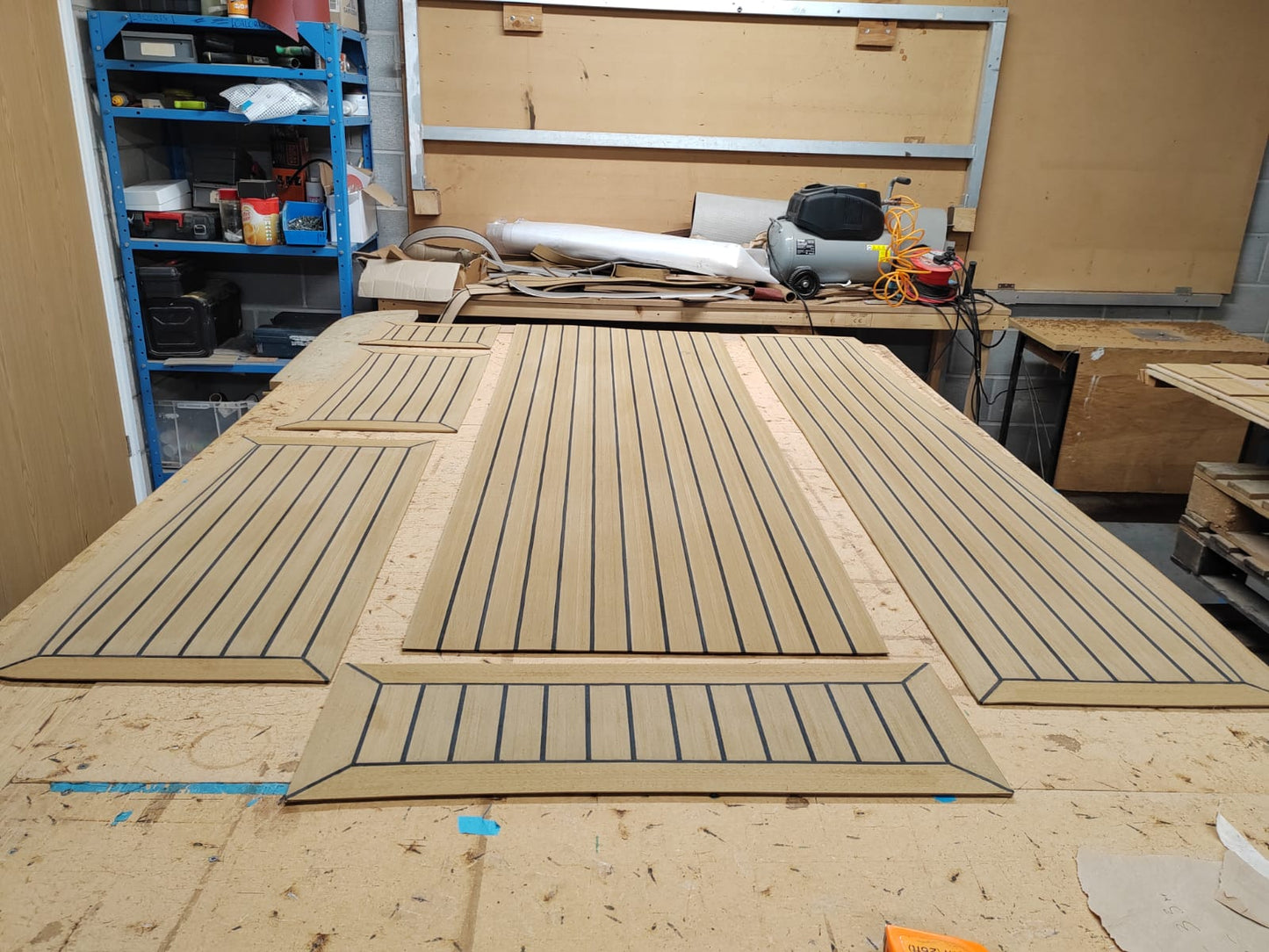 Westerly Fulmar 32 pvc synthetic teak deck- Free sample and quote request