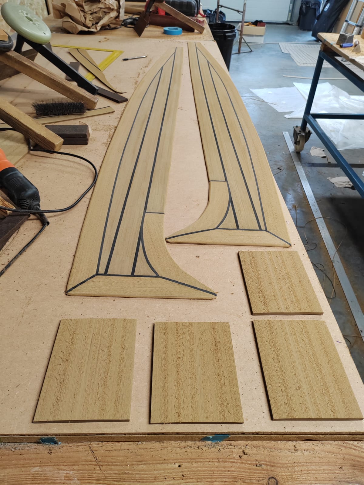 Westerly Fulmar 32 pvc synthetic teak deck- Free sample and quote request
