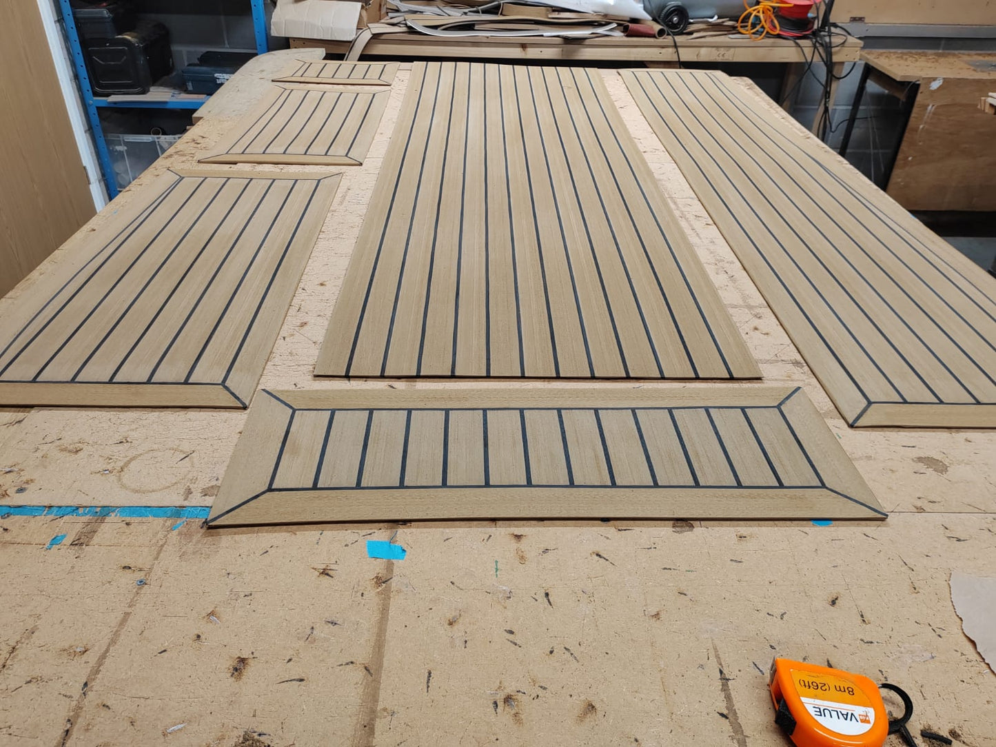 Westerly Fulmar 32 pvc synthetic teak deck- Free sample and quote request