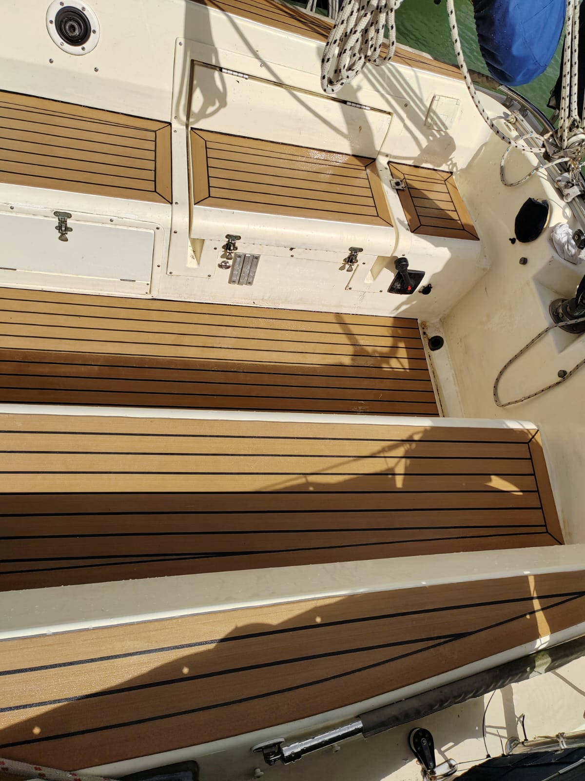 Westerly Fulmar 32 pvc synthetic teak deck- Free sample and quote request