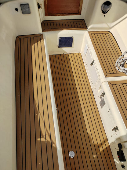 Westerly Fulmar 32 pvc synthetic teak deck- Free sample and quote request
