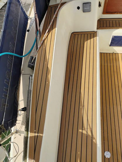 Westerly Fulmar 32 pvc synthetic teak deck- Free sample and quote request