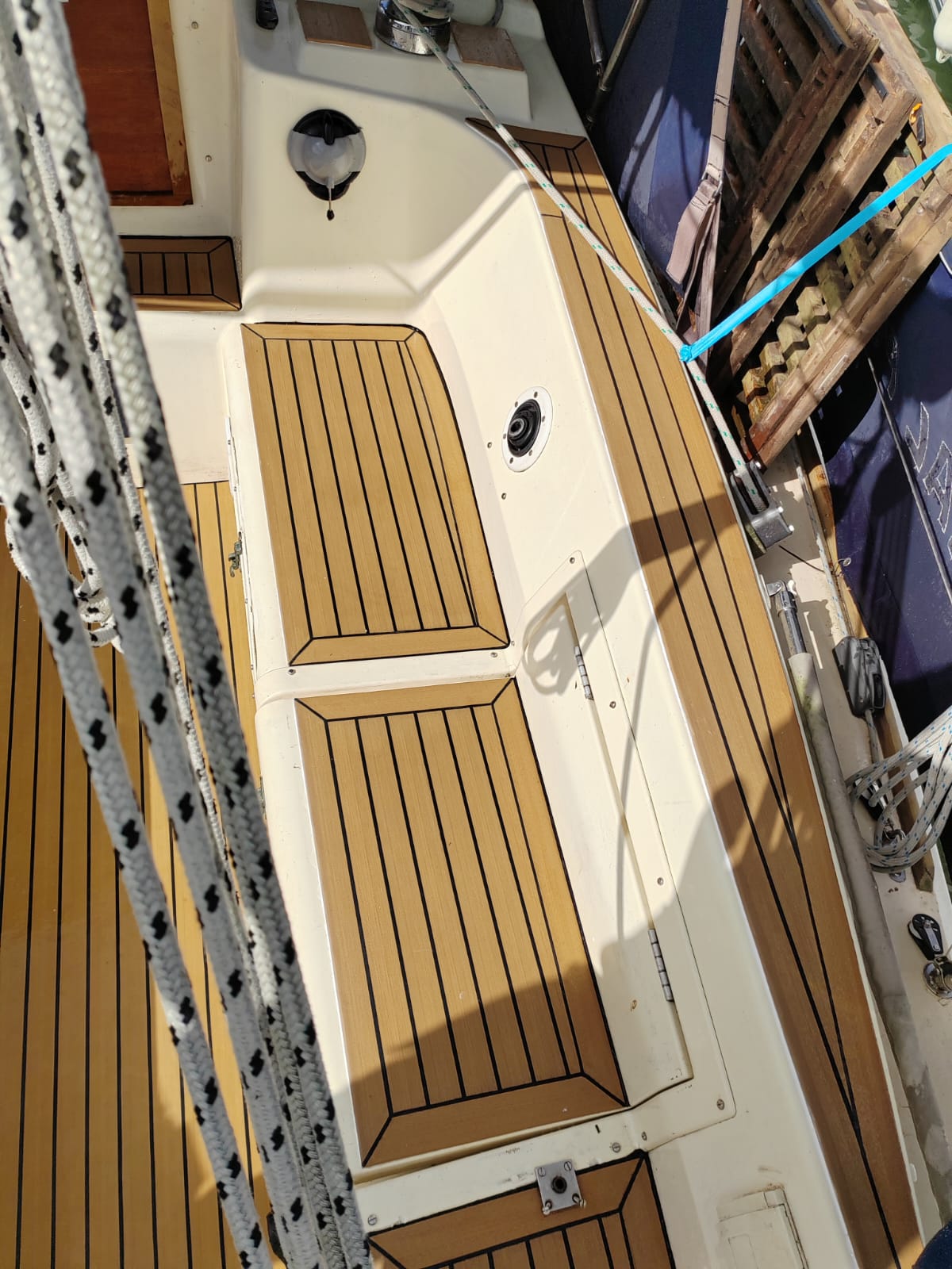 Westerly Fulmar 32 pvc synthetic teak deck- Free sample and quote request