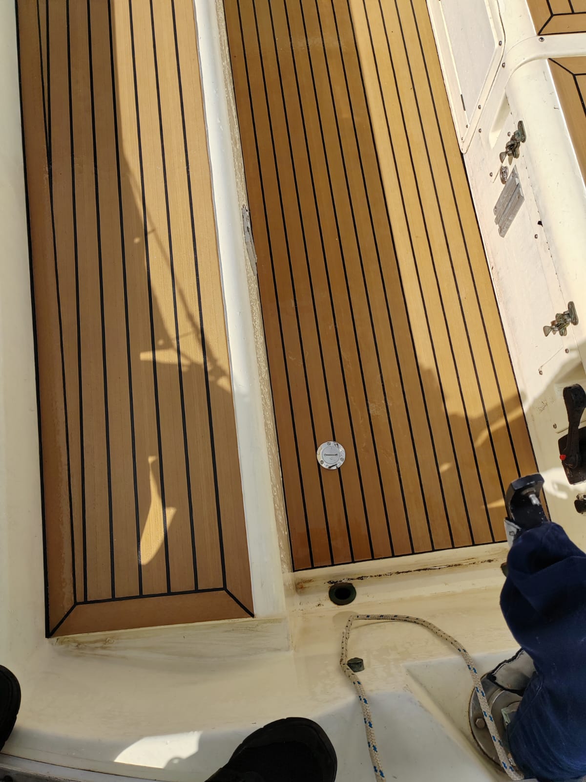 Westerly Fulmar 32 pvc synthetic teak deck- Free sample and quote request