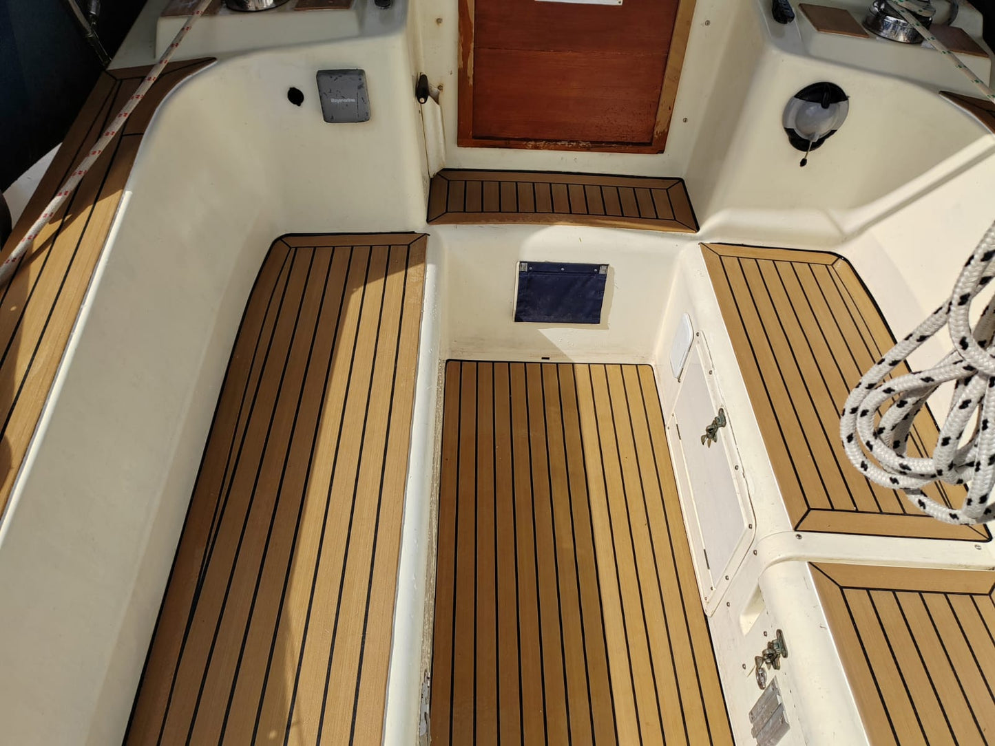 Westerly Fulmar 32 pvc synthetic teak deck- Free sample and quote request