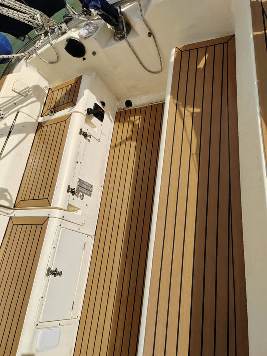 Westerly Fulmar 32 pvc synthetic teak deck- Free sample and quote request