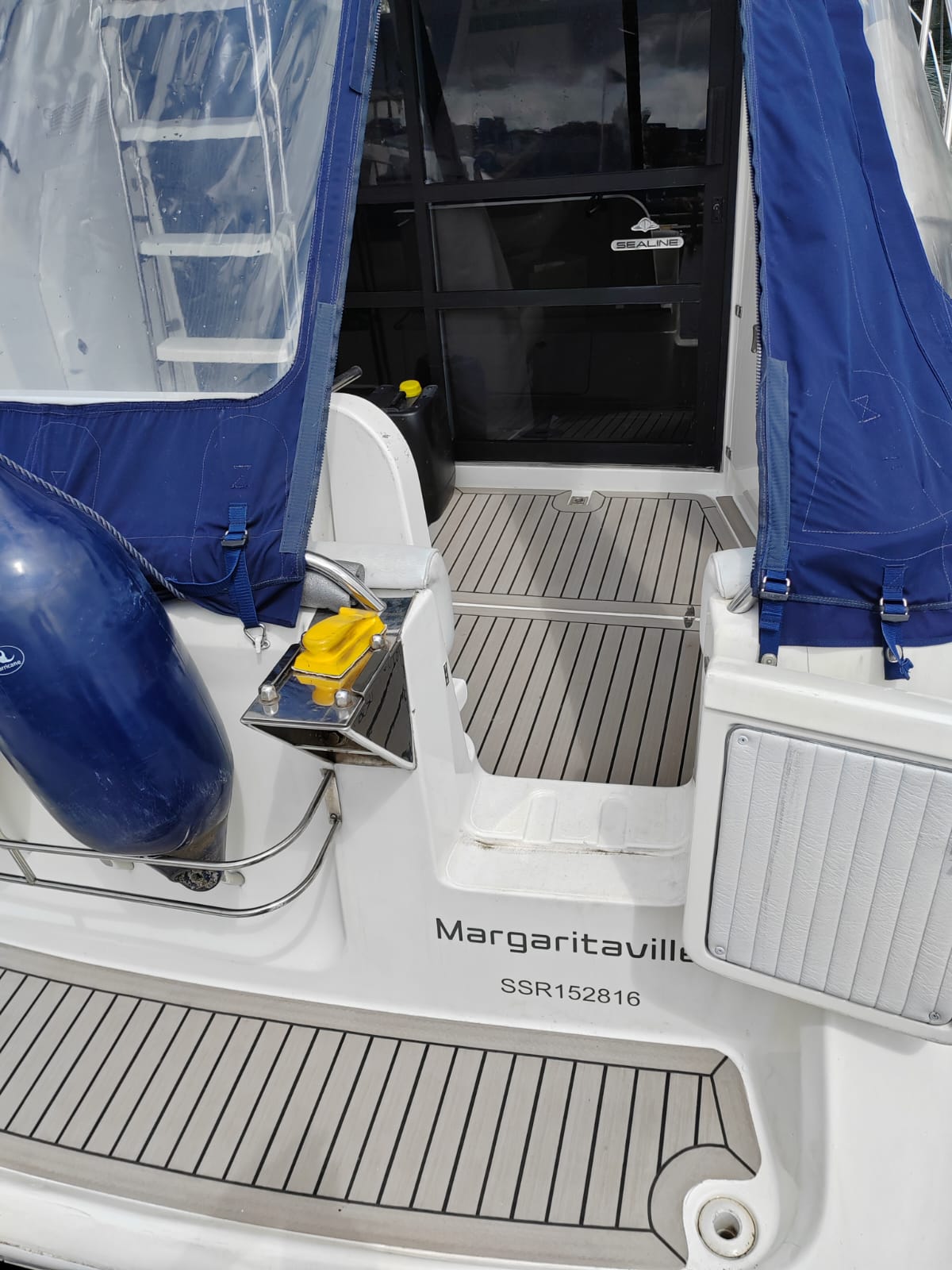 Sealine 310 Statesman pvc synthetic teak deck- Free sample and quote request