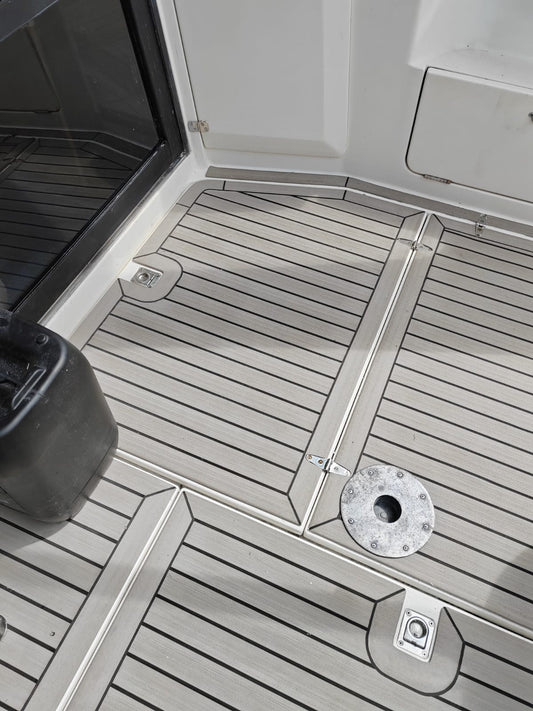 Sealine 310 Statesman pvc synthetic teak deck- Free sample and quote request