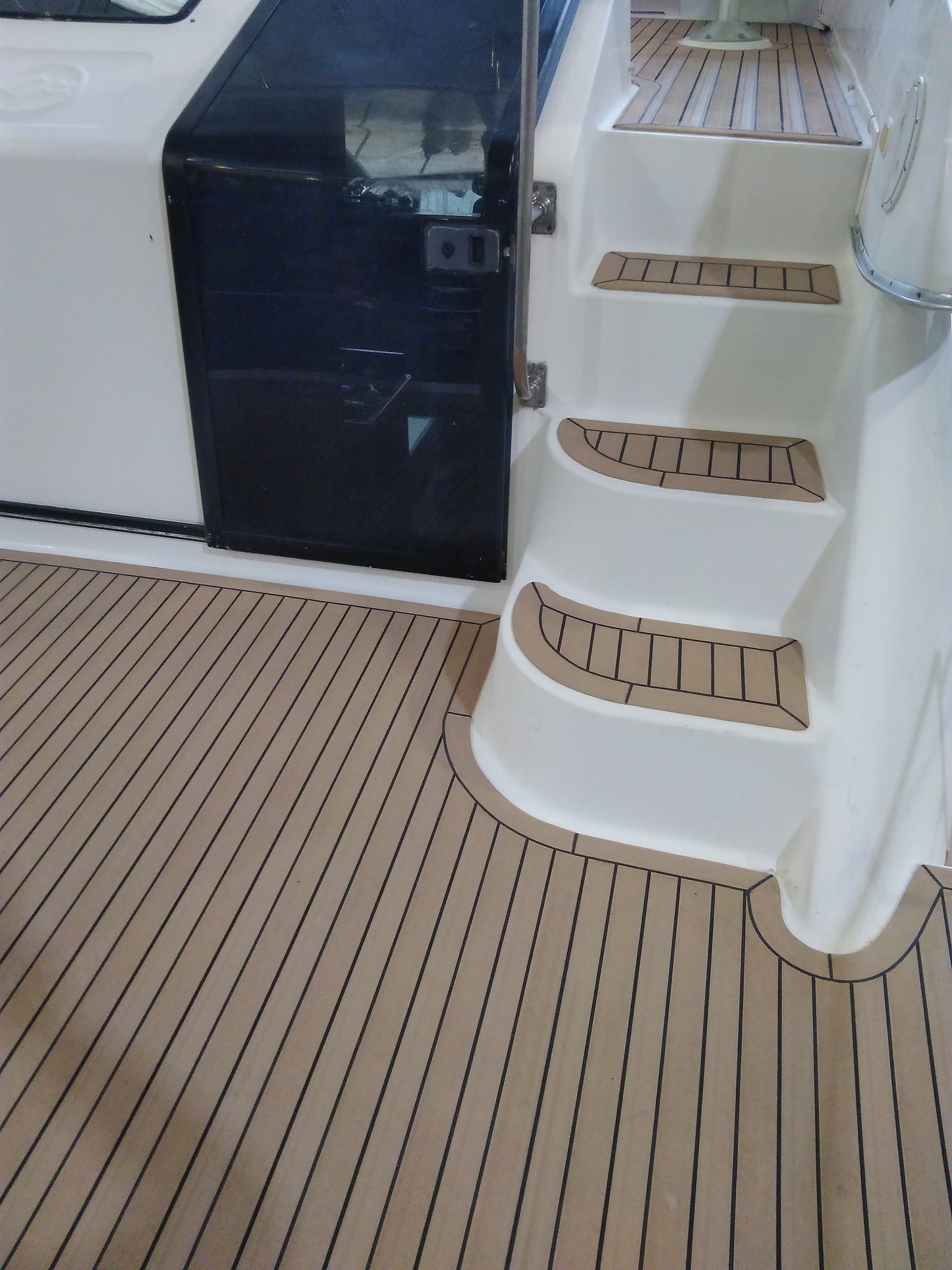 Bayliner 3587. pvc synthetic teak deck- Free sample and quote request