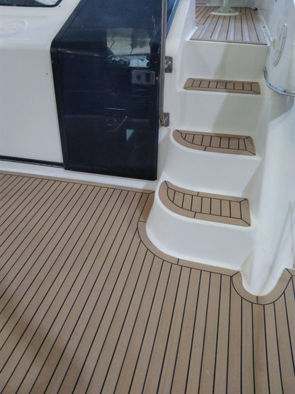 Bayliner 3587. pvc synthetic teak deck- Free sample and quote request