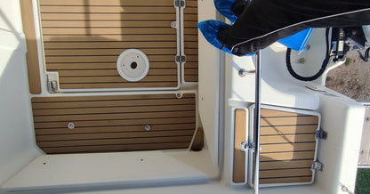 Quicksilver 650 Weekender pvc synthetic teak deck- Free sample and quote request