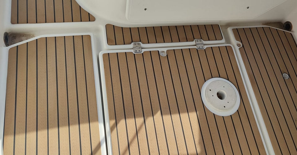 Quicksilver 650 Weekender pvc synthetic teak deck- Free sample and quote request