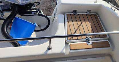 Quicksilver 650 Weekender pvc synthetic teak deck- Free sample and quote request
