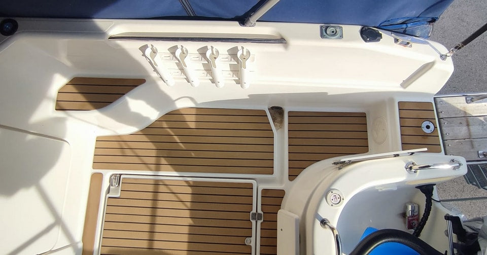Quicksilver 650 Weekender pvc synthetic teak deck- Free sample and quote request