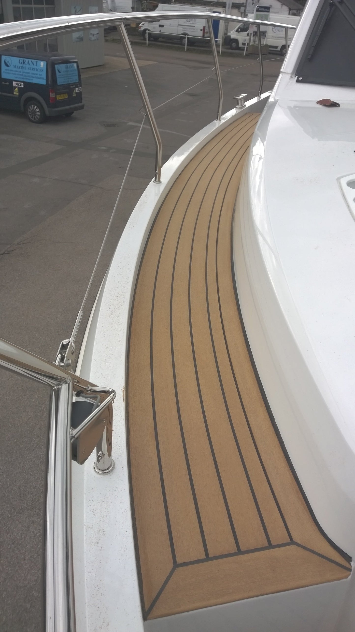 Sealine S330 pvc synthetic teak deck- Free sample and quote request