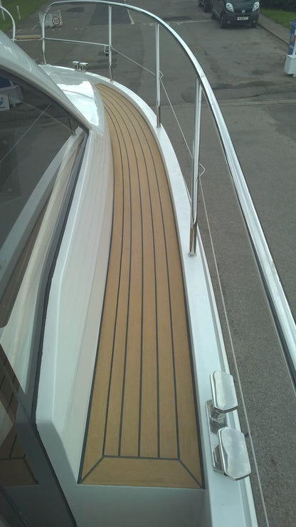 Sealine S330 pvc synthetic teak deck- Free sample and quote request