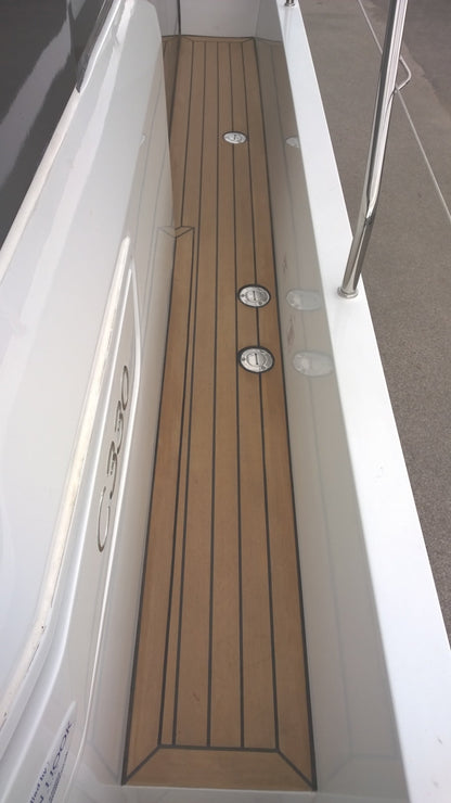 Sealine S330 pvc synthetic teak deck- Free sample and quote request