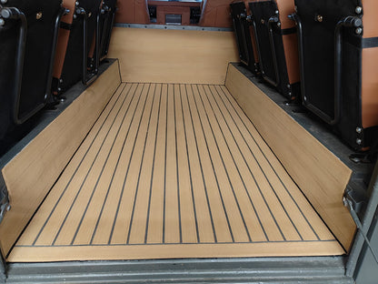 Land Rover 110 Defender pvc synthetic teak deck- Free sample and quote request