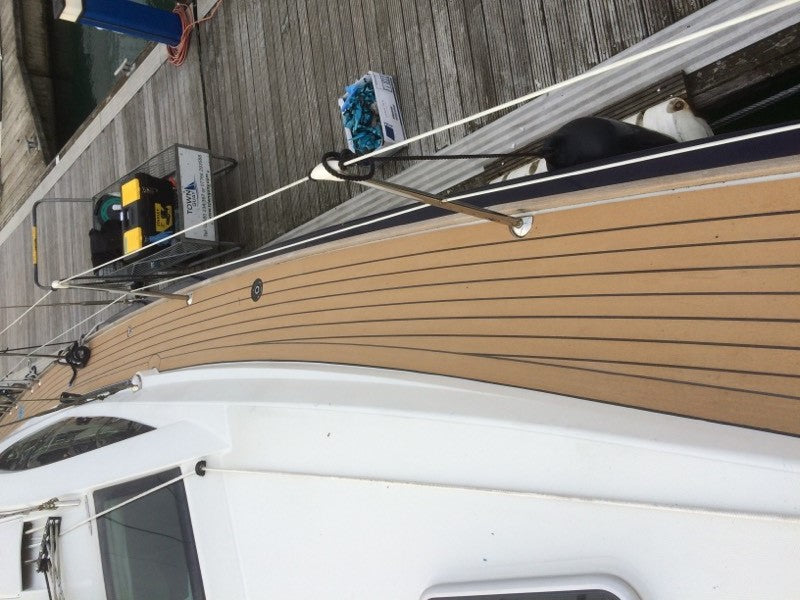 Jeanneau 47 Sailboat pvc synthetic teak deck- Free sample and quote request