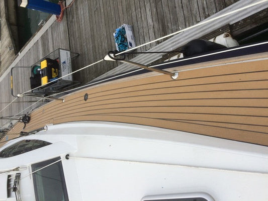 Jeanneau 47 Sailboat pvc synthetic teak deck- Free sample and quote request