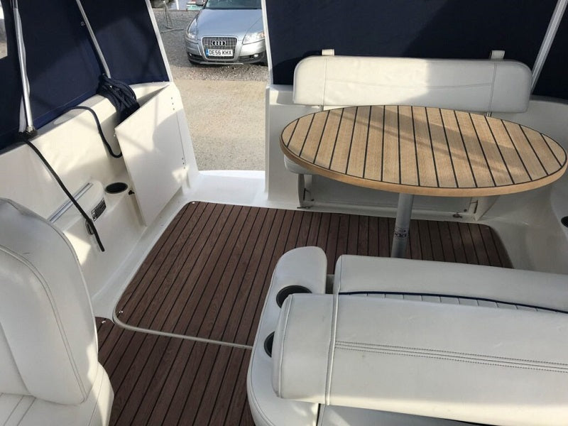 Teak carpet deck