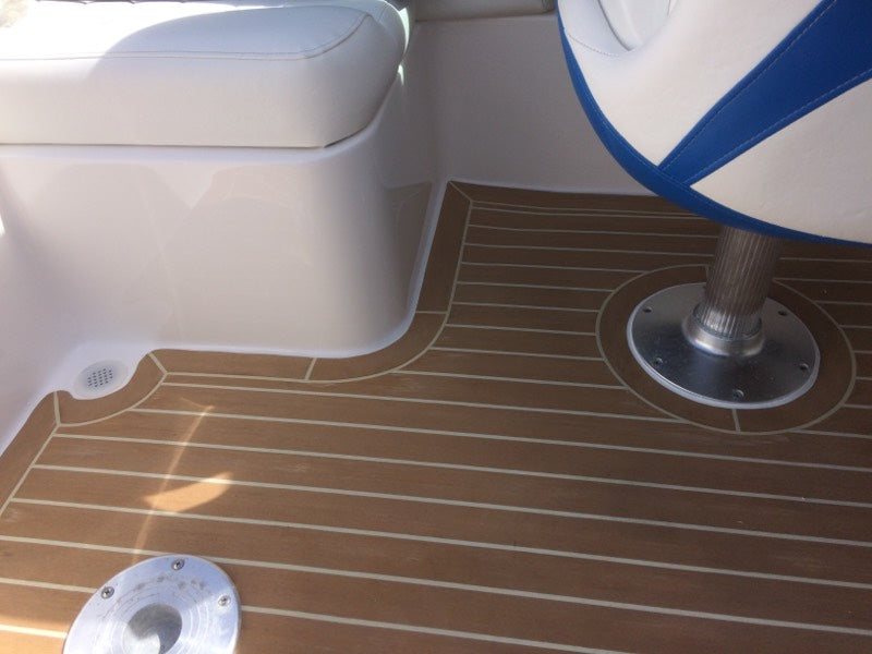 Regal 2250. pvc synthetic teak deck- Free sample and quote request