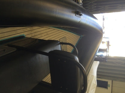 Ring 7.8 rib pvc synthetic teak deck fitted by certified fitters  - Free sample and quote request