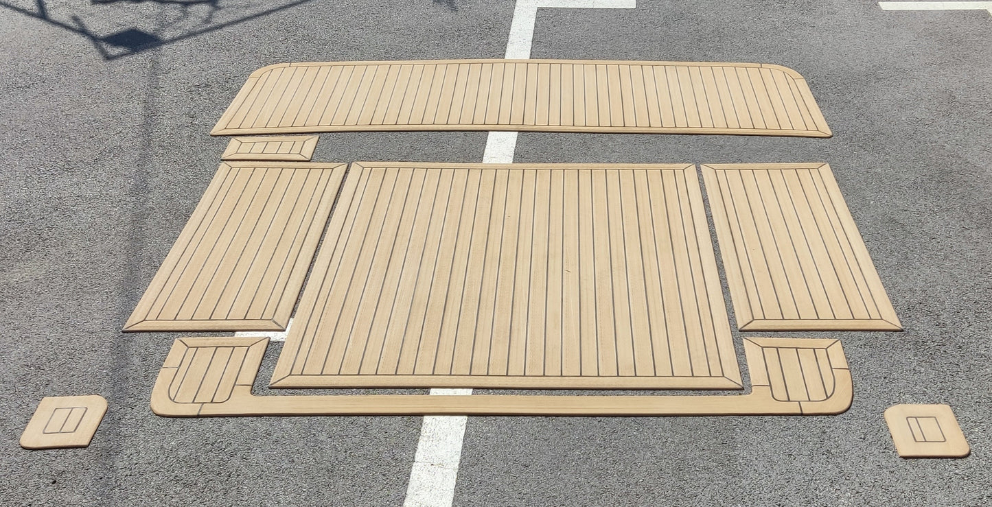 Bayliner 2858. pvc synthetic teak deck- Free sample and quote request