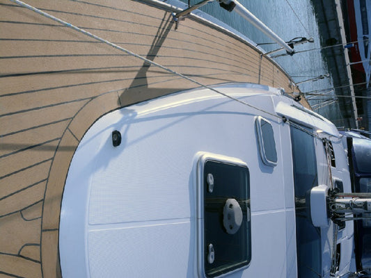 Jeanneau 42 Sailboat pvc synthetic teak deck- Free sample and quote request