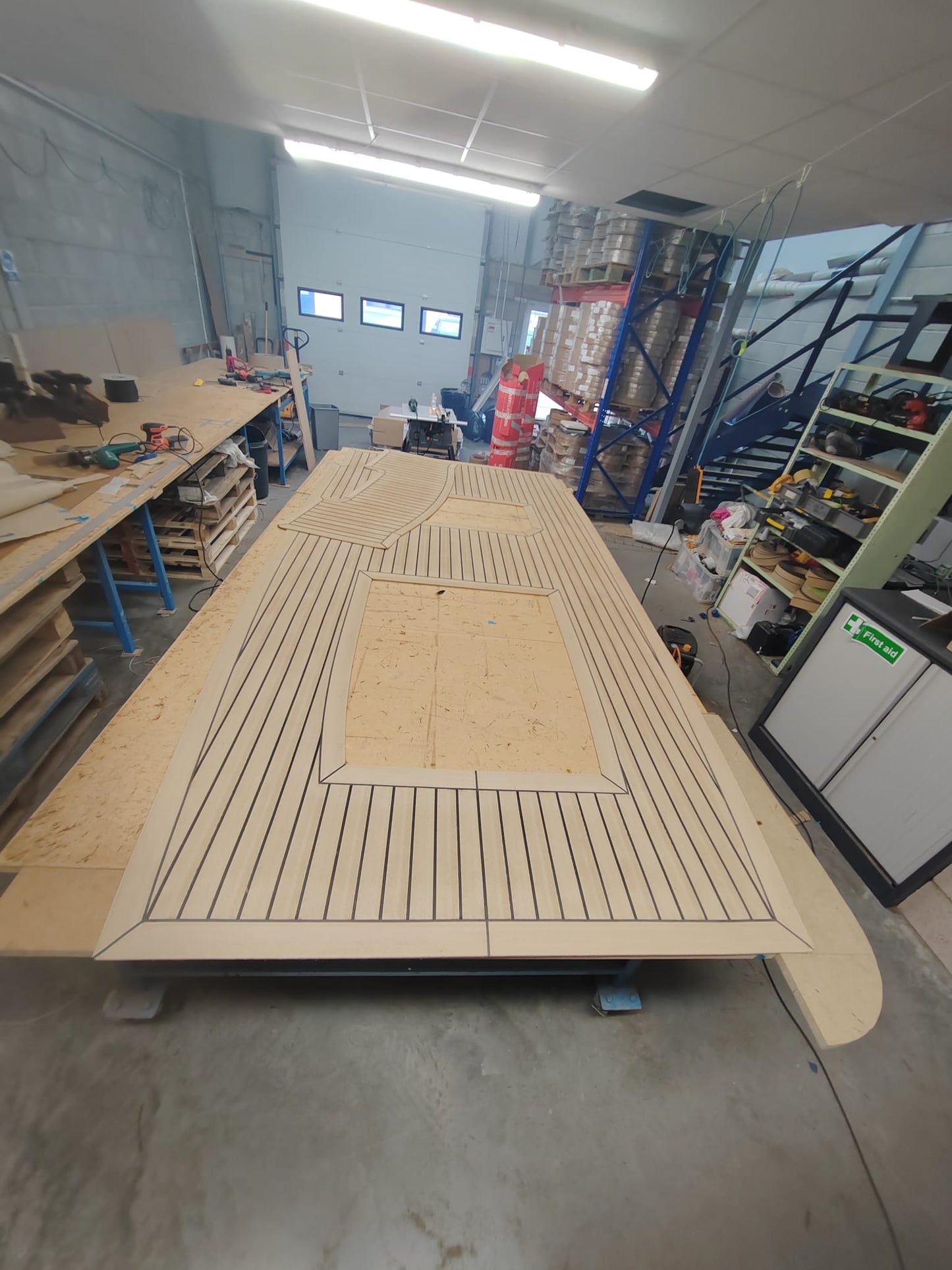 Shearwater 890S pvc synthetic teak deck- Free sample and quote request