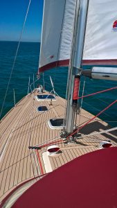 Westerly Corsair pvc synthetic teak deck- Free sample and quote request