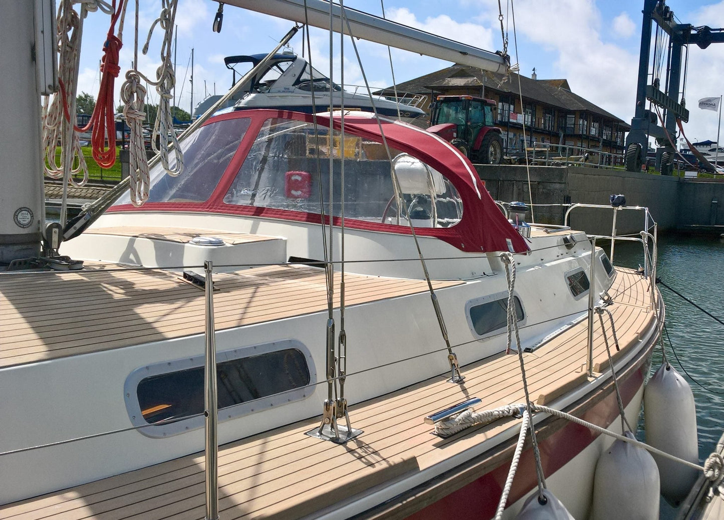 Westerly Corsair pvc synthetic teak deck- Free sample and quote request