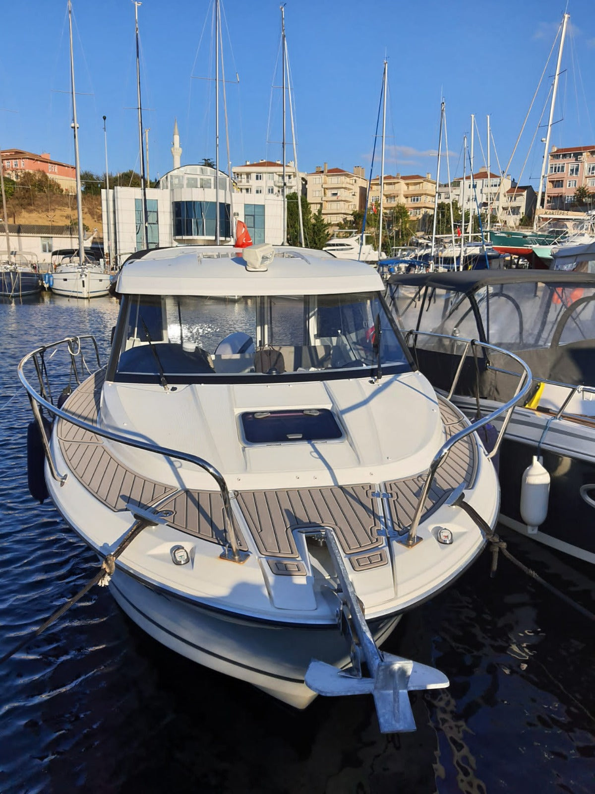 Jeanneau Merry Fisher 795 S1 powerboat eva foam synthetic teak deck